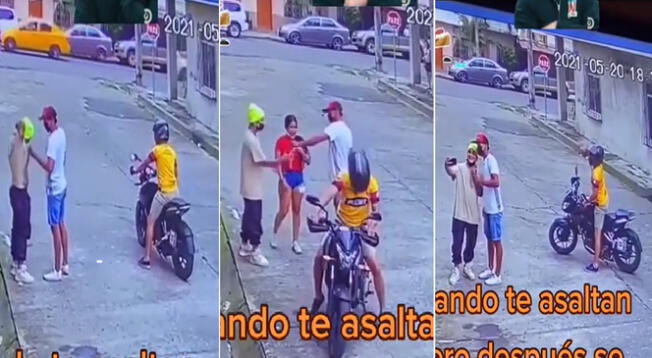 Ladrones le devolvieron sus cosas a la víctima y le pidieron una selfie