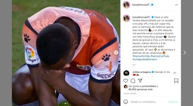 Luis Advíncula ascendió con el Rayo Vallecano