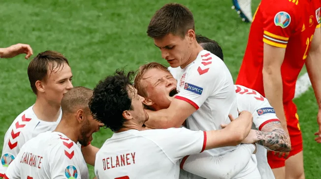 Dinamarca se metió a cuartos de la Eurocopa tras vencer a Gales