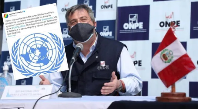 Representante de la ONU Perú condena agresión que sufrió jefe de la ONPE