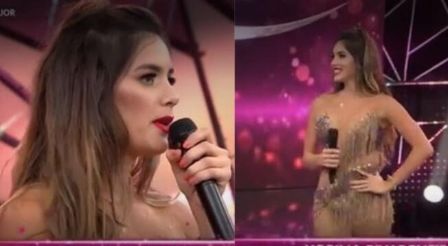 Korina Rivadeneira se conmovió durante su presentación en Reinas del Show – VIDEO