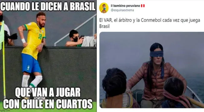 Brasil se convirtió en víctima de memes tras igualar con Ecuador.