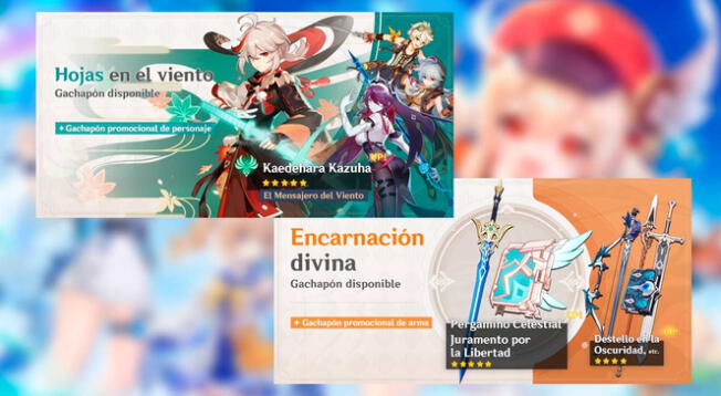 Genshin Impact: conoce los nuevos banners que llegan mañana