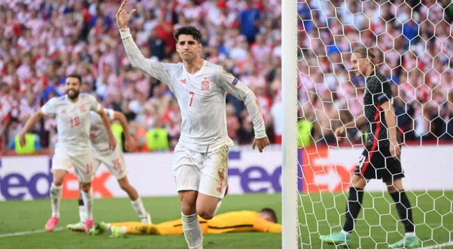 Álvaro Morata anotó su segundo gol en la presente Eurocopa.