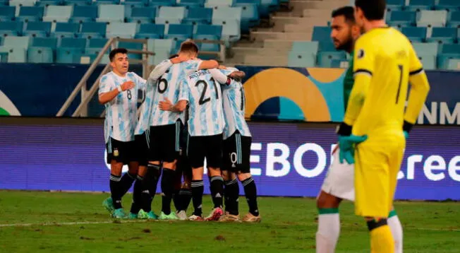 Argentina se impuso 4-1 a Bolivia por la jornada 5 de la Copa América 2021