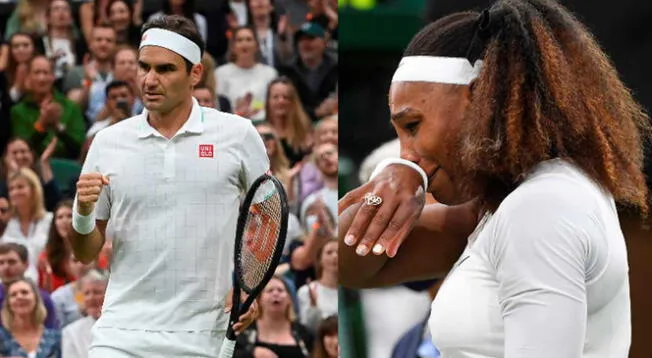 Roger Federer y Serena Williams en Wimbledon