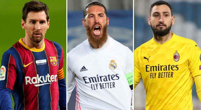 Messi, Ramos, Donnarumma aún no firman con nuevo club.
