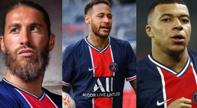 Sergio Ramos, Neymar y Mbappe jugarán en el PSG