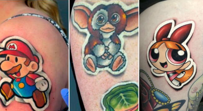 TikTok originales tatuajes que se han vuelto virales por parecer pegatinas reales