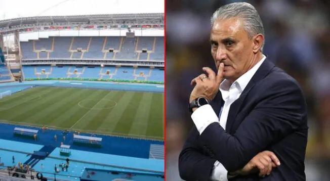 Tite criticó y ordenó a Conmebol que elijan mejor 'cancha' para el Brasil vs Perú