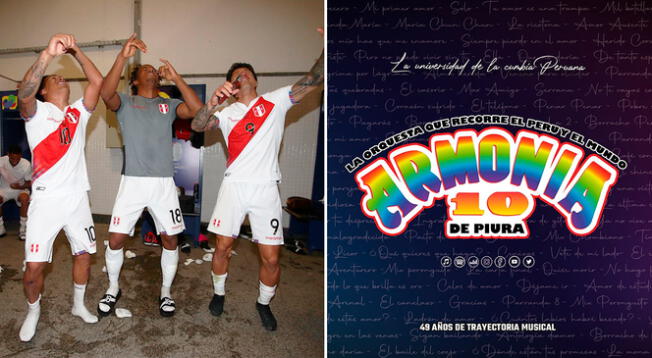 La selección peruana fue invitada a un convierto de Armonía 10 para cantar