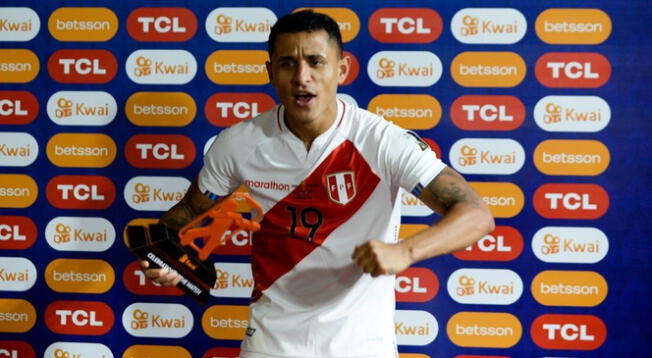 Celebración del gol de Yoshimar Yotún, premiada como la mejor del Perú vs Paraguay