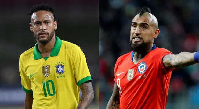 Neymar y Arturo Vidal se han enfrentado tres veces a nivel de selección.