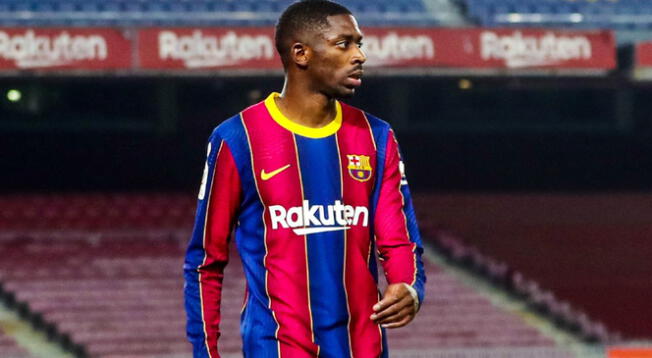 Ousmane Dembélé estará cuatro meses fuera del campo tras una operación en su rodilla.