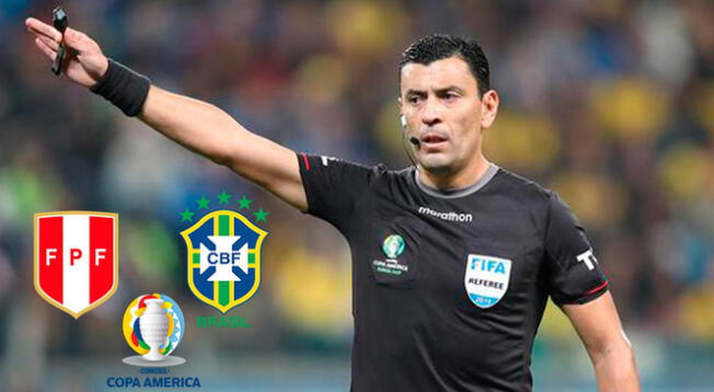 Roberto Tobar será árbitro de Perú vs Brasil por Copa América 2021.