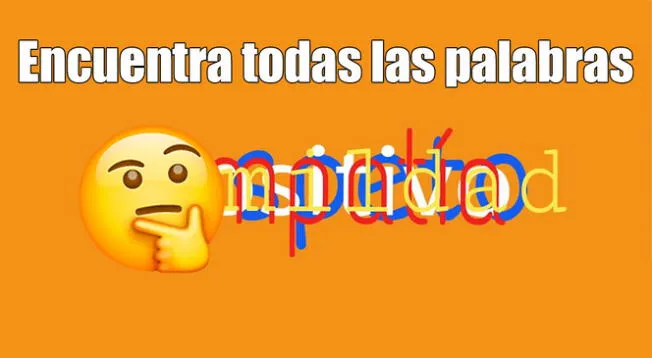 Encuentra las palabras ocultas. Encuentra las palabras ocultas.