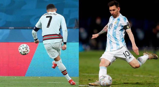 Cristiano Ronaldo y Lionel Messi son especialistas en goles de tiro libre