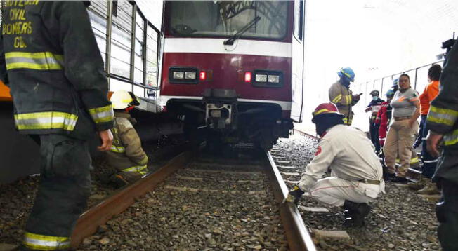 Tren ligero arrolla a joven ciclista en Guadalajara