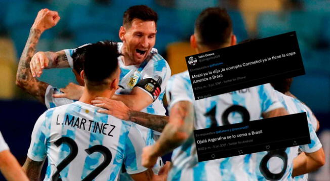Usuarios peruanos piden a Argentina clasificar a la final y ganarle la Copa América a Brasil