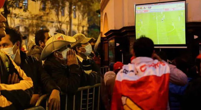 Los simpatizantes de Perú vibraron con el encuentro de la selección peruana