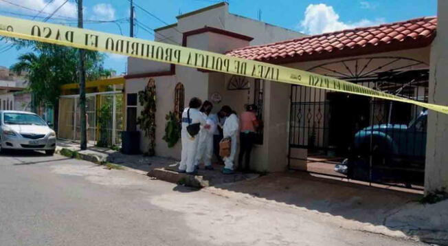 Dejan cabeza humana en entrada de una casa en Cancún