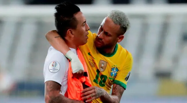 Christian Cueva y Neymar hablaron por unos minutos luego de la semifinal de Copa América.
