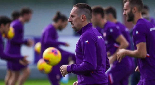 Franck Ribéry lamentó su partida de la Fiorentina luego de dos temporadas.