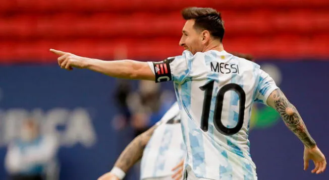 Lionel Messi suma 4 goles en la presente Copa América.