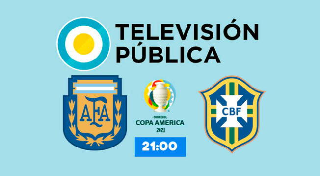 TV Pública transmite partido Argentina vs. Brasil por Copa América 2021