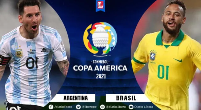 Argentina vs Brasil por la final de la Copa América en vivo a través de internet