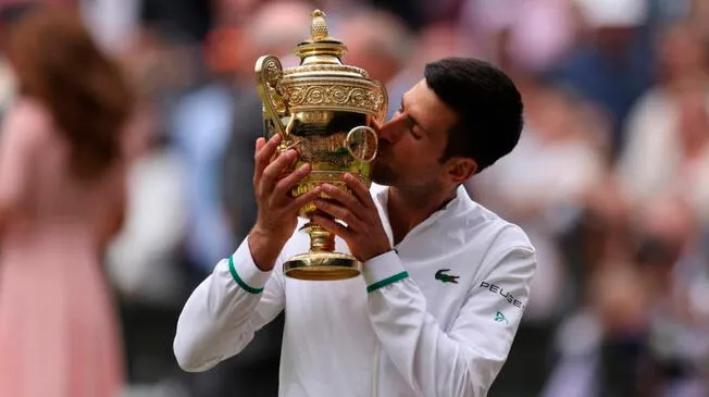 Novak Djokovic se consagró este domingo 11 de julio campeón de Wimbledon. Foto: EFE.