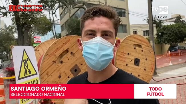 Santiago Ormeño espera ganarse un lugar en el once de la selección peruana.