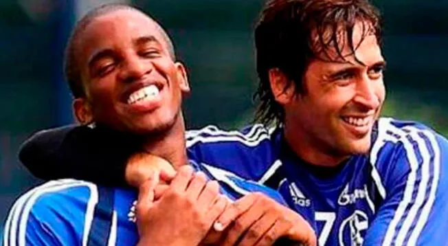 Jefferson Farfán y Raúl González, cuando ambos brillaron en el Schalke 04