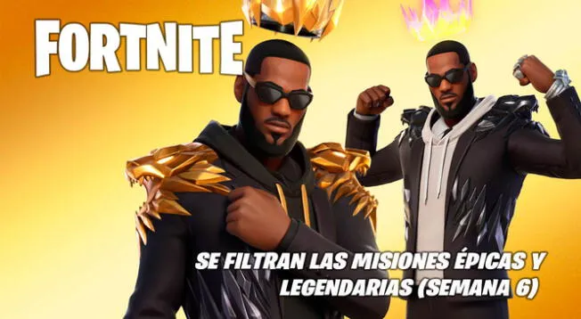 Fortnite Temporada 7: se filtran las misiones épicas y legendarias - Semana 6