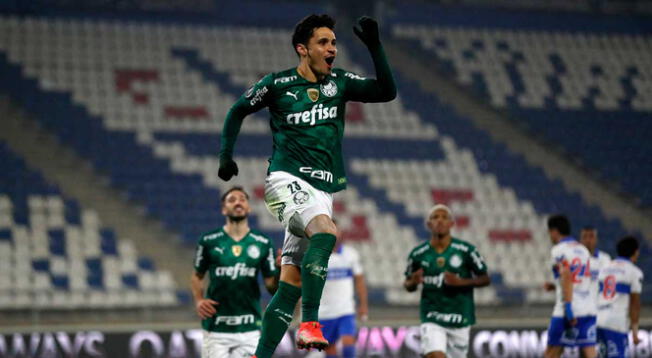 Veiga puso el gol de la victoria para Palmeiras.