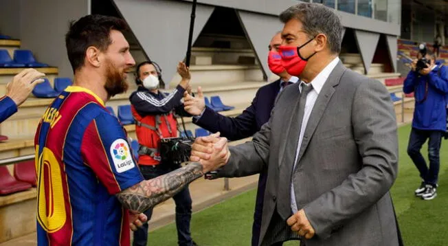 Requiere de paciencia: Joan Laporte pidió calma hinchas por renovación de Messi