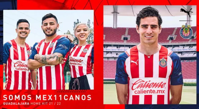 Chivas presentó su nueva indumentaria para enfrentar la Liga MX 2021