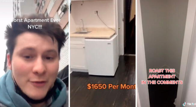 TikTok Joven documenta el peor departamento de New York sin baño ni cocina