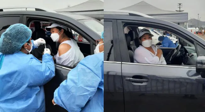 Keiko Fujimori recibió vacuna contra la COVID-19 el último sábado