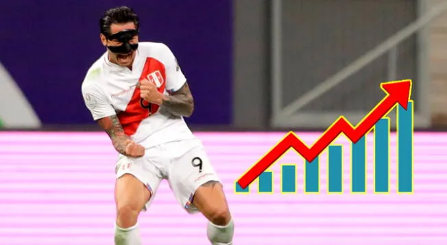 Gianluca Lapadula elevó su valor en el marcado de pases tras brillar con la Selección Peruana