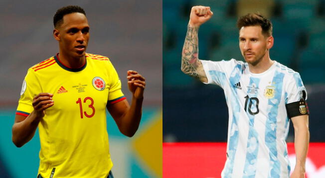 Mina y Messi chocaron en más de una ocasión en la Copa América.