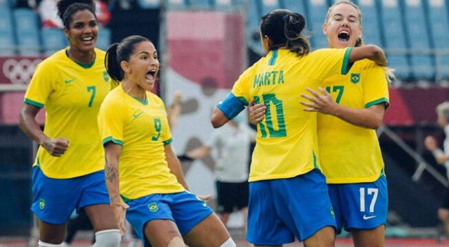 Brasil debutó goleando a China en los Juegos Olímpicos Tokio 2020