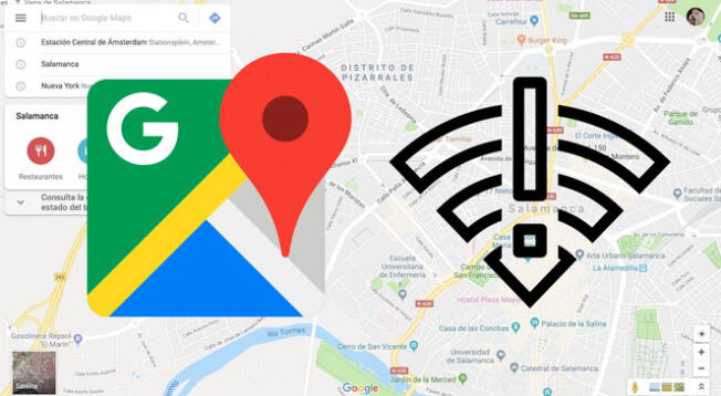 ¿Cómo usar Google Maps sin Internet?