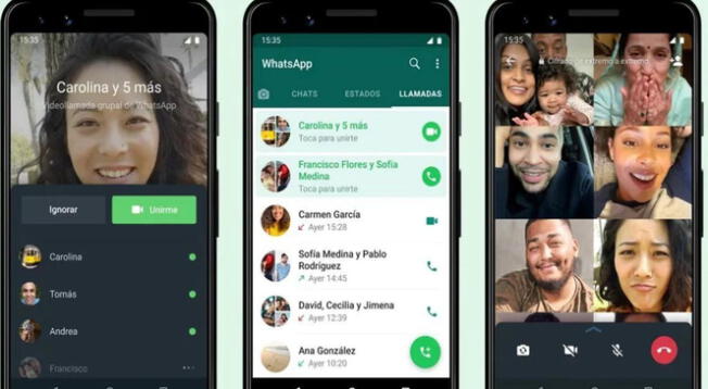 WhatsApp: usuarios se podrán unir a una videollamada iniciada - VIDEO