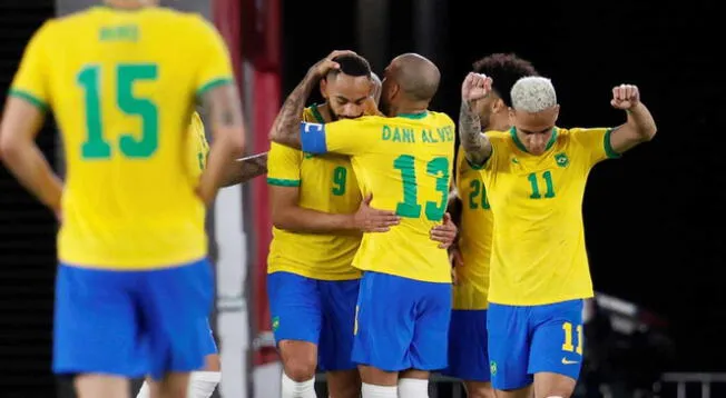 Con hat trick de Richarlison, Brasil se queda con la victoria en el debut de Tokio 2020