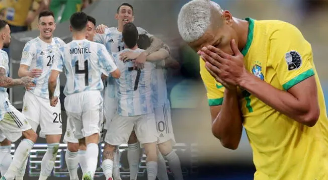 Argentina se burla de Richarlison pese a sus 3 goles en el debut Juegos Olímpicos