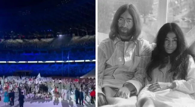 Imagine de John Lennon y Yoko Ono dice presente en Tokio 2020.