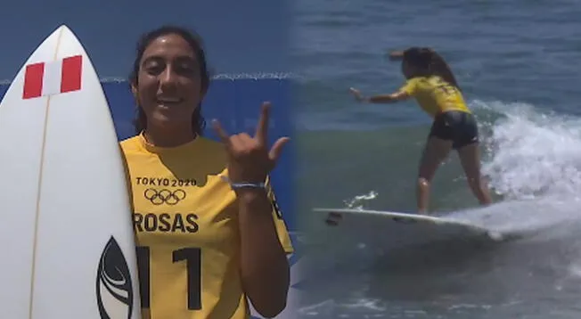 Daniella Rosas debutó en Surf por los Juegos Olímpicos Tokio 2020