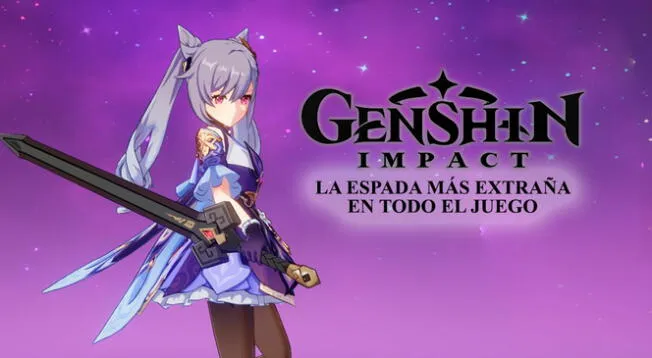 Genshin Impact: la espada más extraña del juego - GUÍA