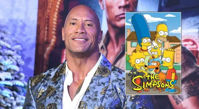 Dwayne Johnson fue invitado para ser parte de la serie animada Los Simpson